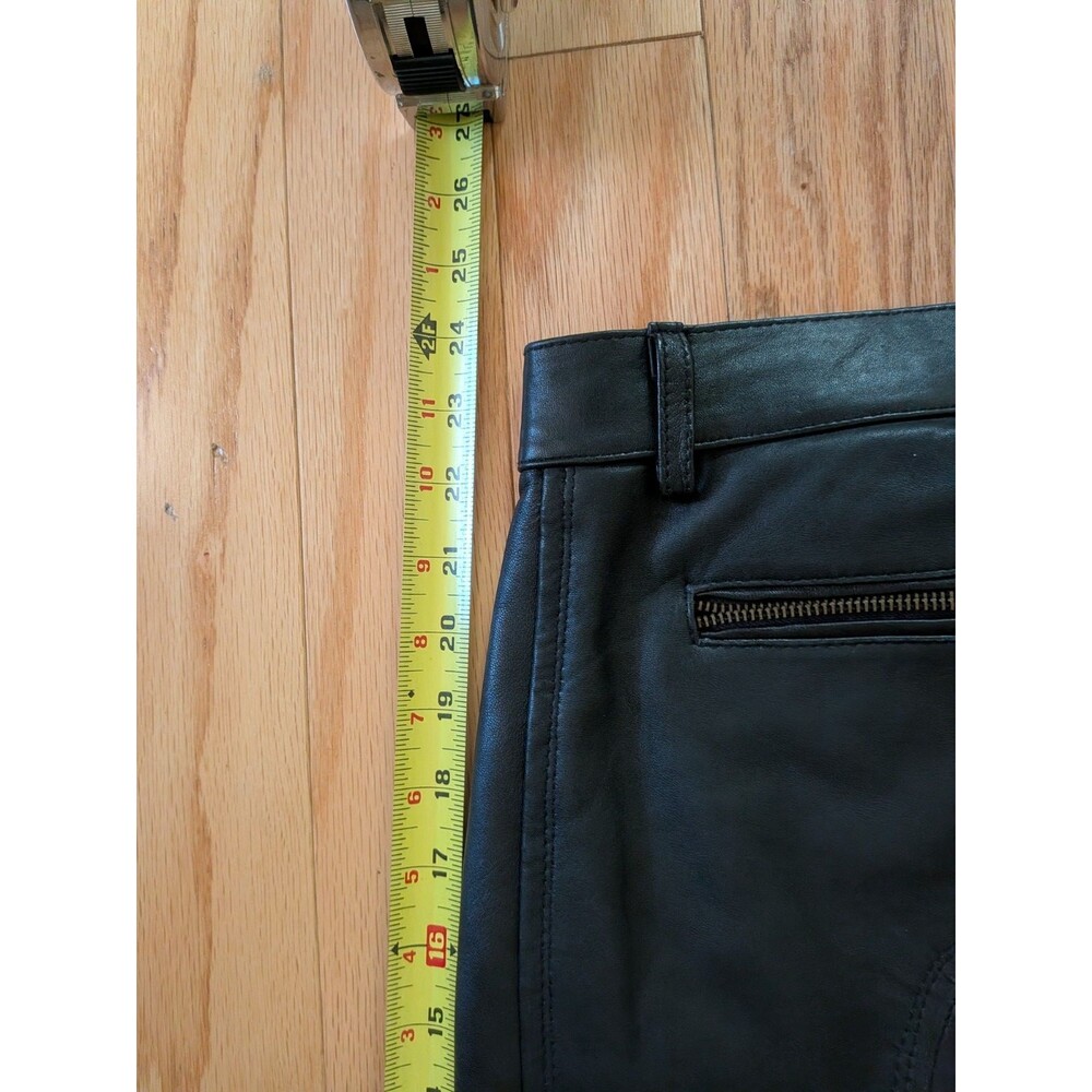Leather BDSM Shorts Zip Around Full Access Black XL Gay Soft Lined Folsom St - Picture 4 of 14